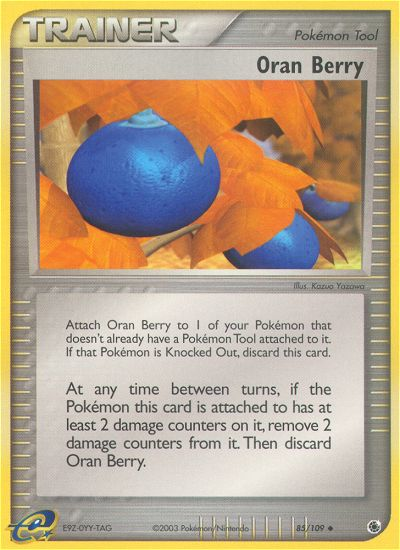 Oran Berry 85/109 Uncommon card from Ruby & Sapphire