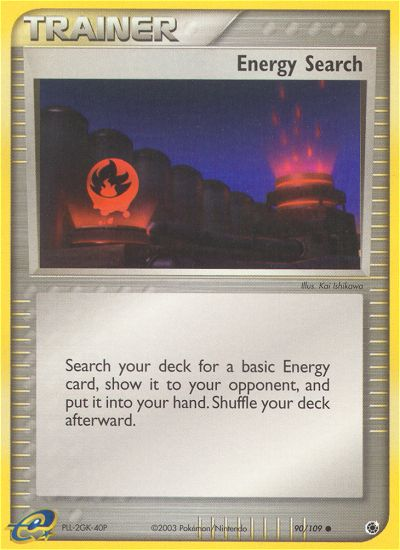 Energy Search 90 Common card from Ruby & Sapphire
