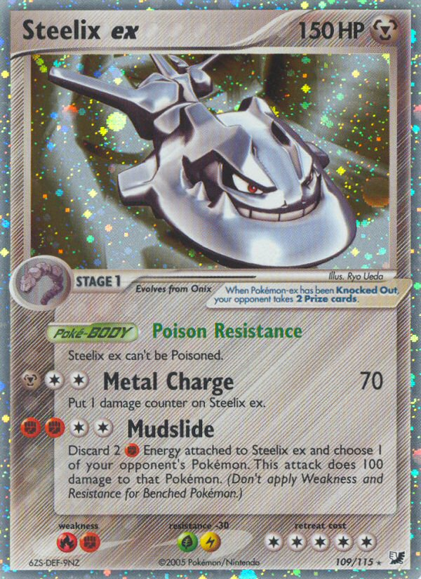 Steelix ex 109 Rare Holo EX card from Unseen Forces