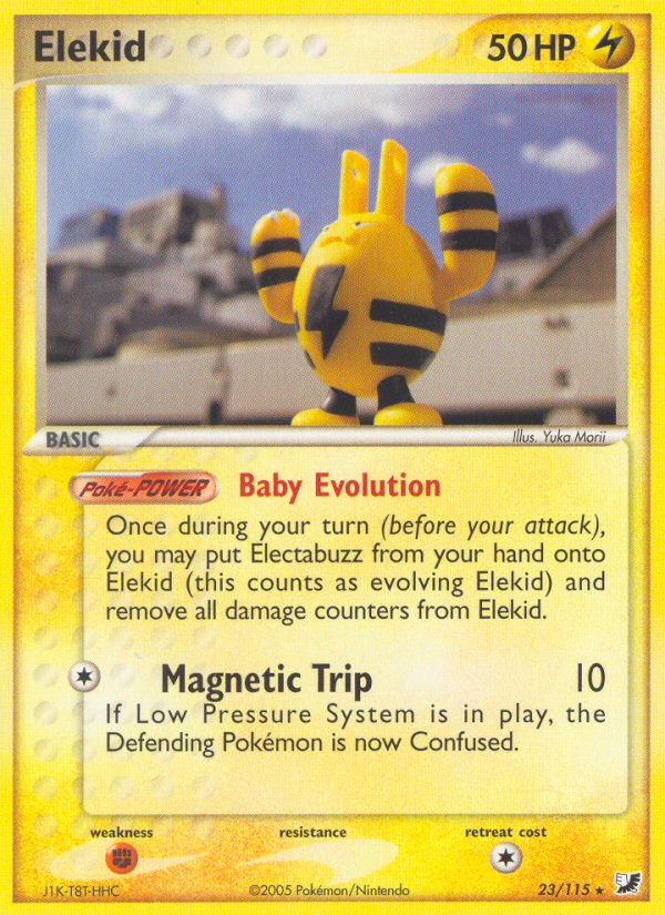 Elekid 23/115 Rare card from Unseen Forces