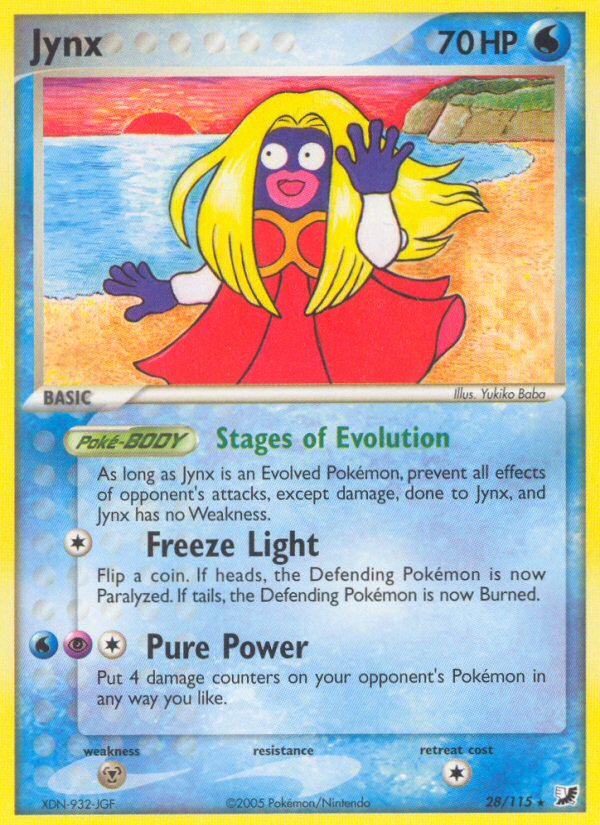 Jynx 28/115 Rare card from Unseen Forces
