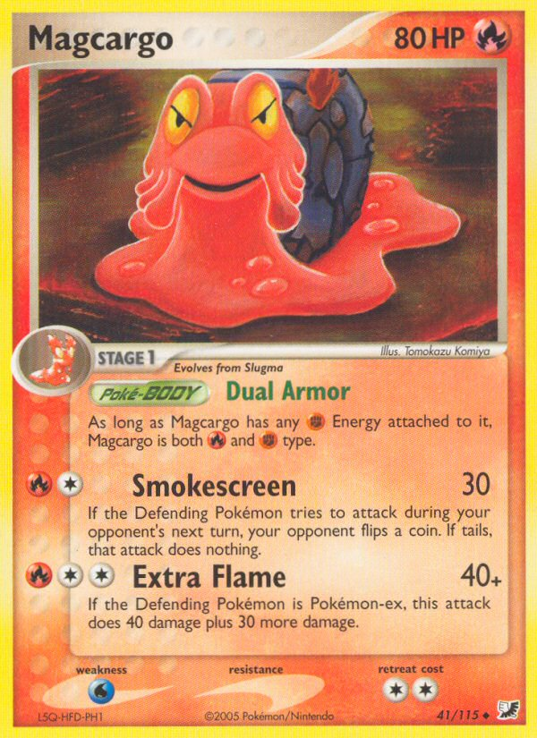 Magcargo 41 Uncommon card from Unseen Forces