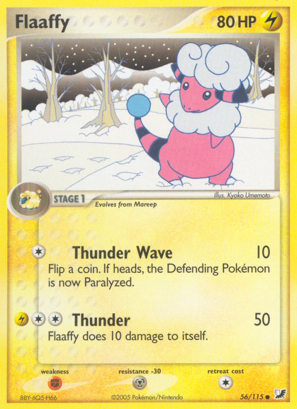 Flaaffy 56 Common card from Unseen Forces