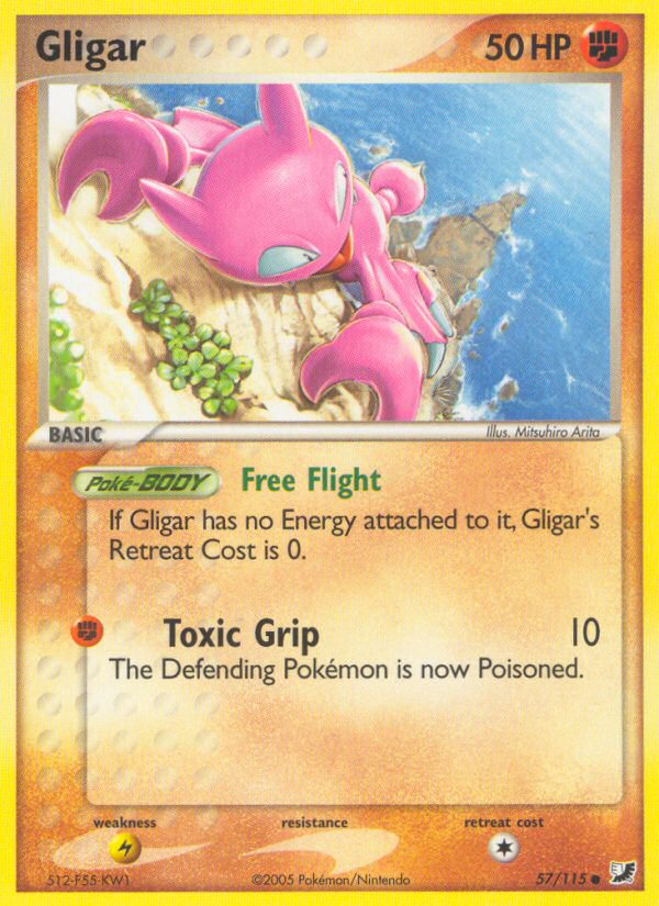 Gligar 57 Common card from Unseen Forces
