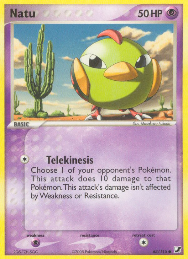 Natu 63 Common card from Unseen Forces