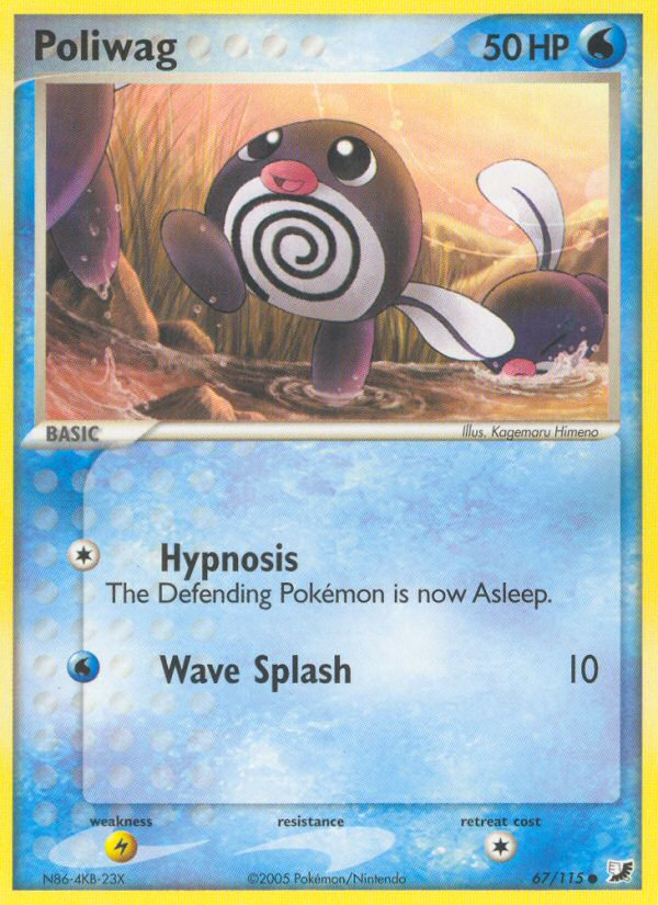 Poliwag 67 Common card from Unseen Forces