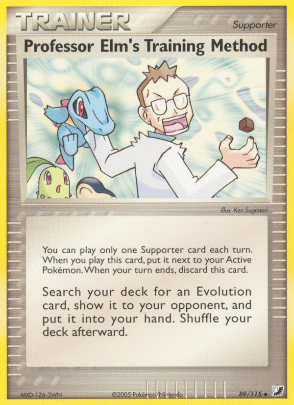 Professor Elm's Training Method 89 Uncommon card from Unseen Forces