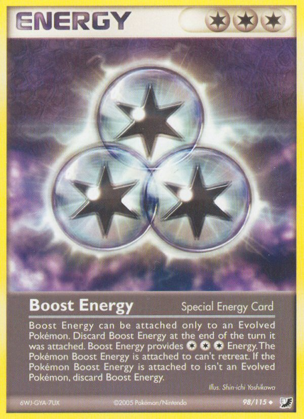 Boost Energy 98 Uncommon card from Unseen Forces