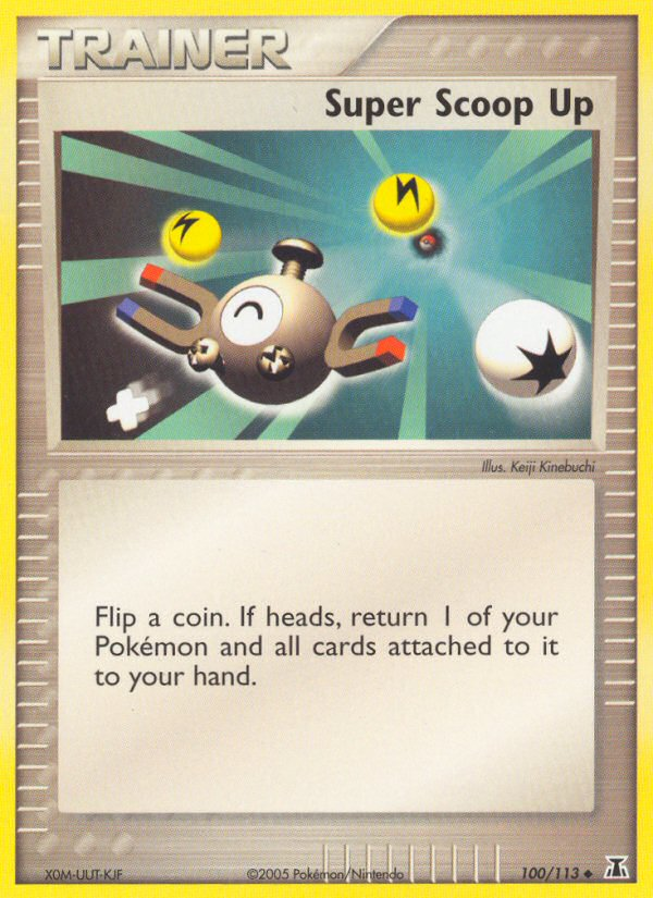 Super Scoop Up 100/113 Uncommon card from Delta Species