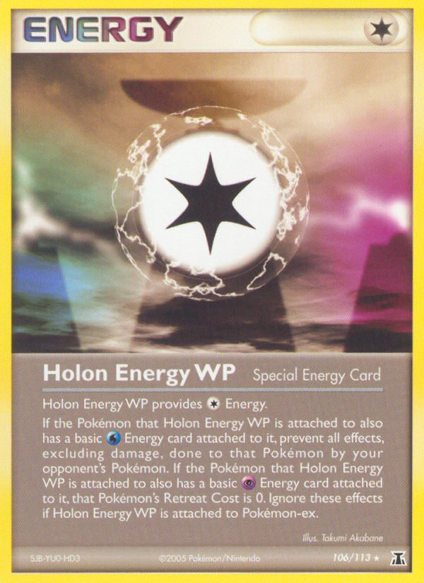Holon Energy WP 106/113 Rare card from Delta Species