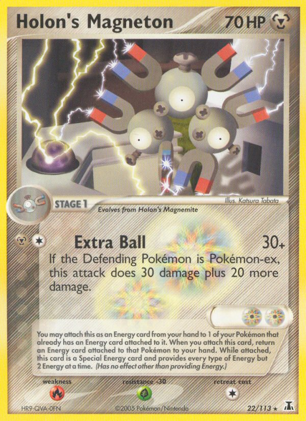 Holon's Magneton 22/113 Rare card from Delta Species