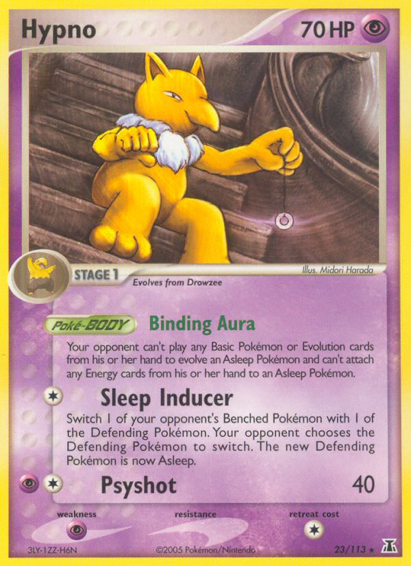Hypno 23/113 Rare card from Delta Species