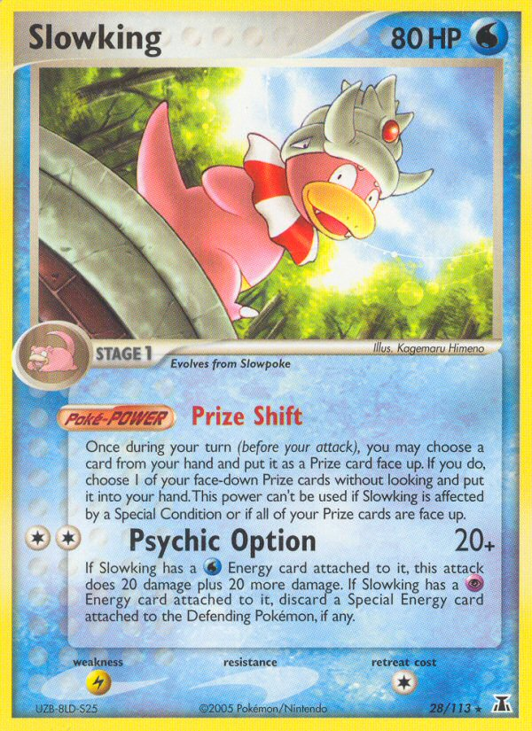 Slowking 28 Rare card from Delta Species