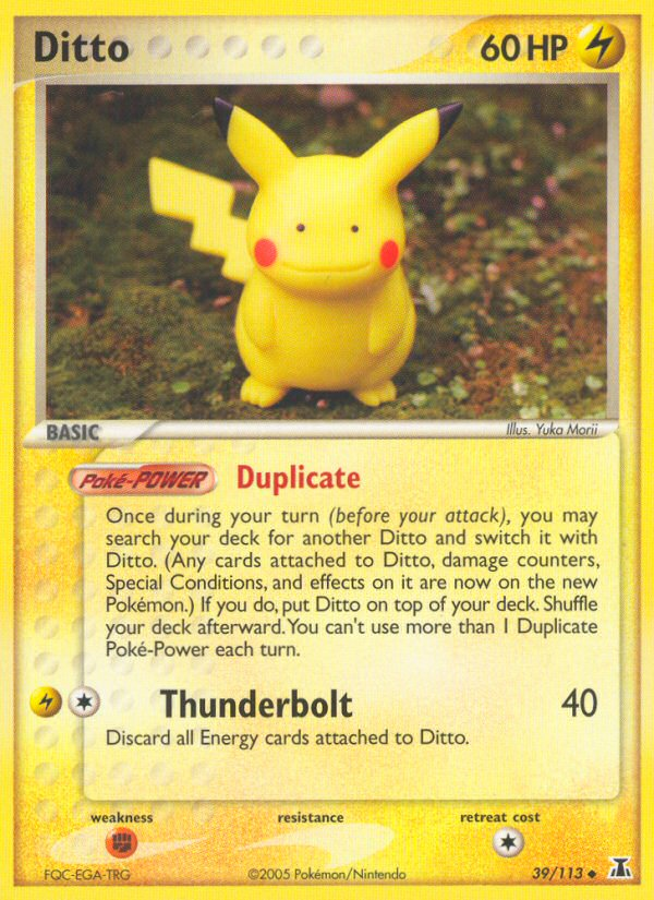 Ditto 39 Uncommon card from Delta Species