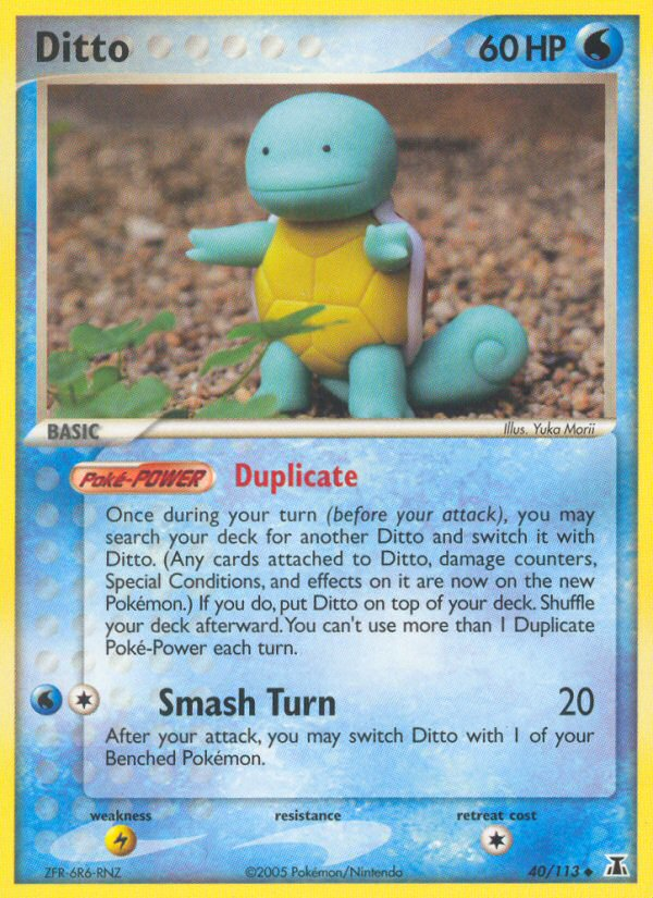 Ditto 40/113 Uncommon card from Delta Species