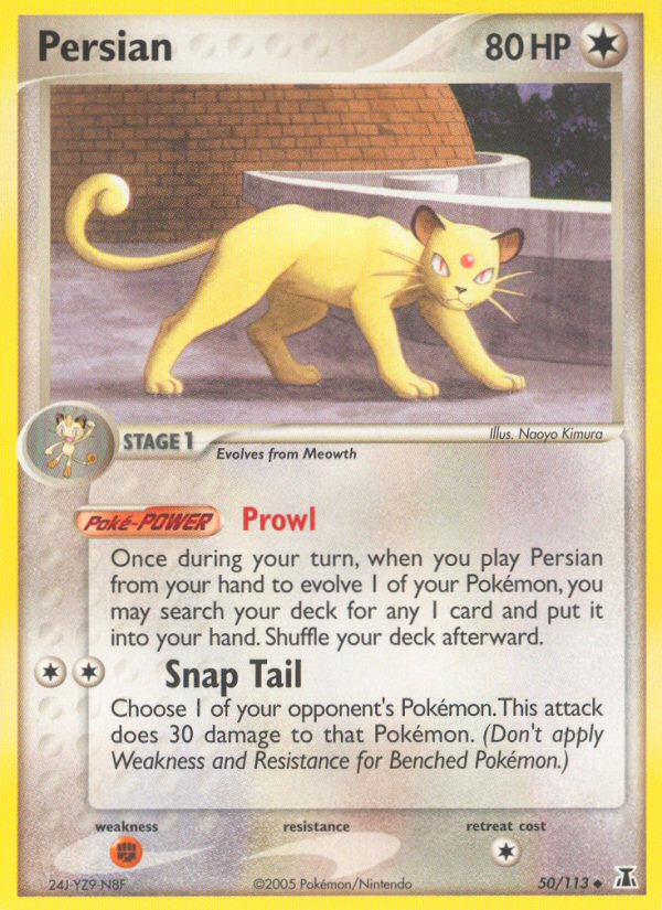 Persian 50 Uncommon card from Delta Species