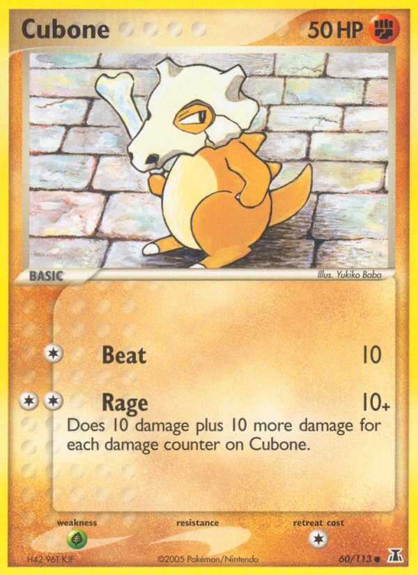 Cubone 60 Common card from Delta Species