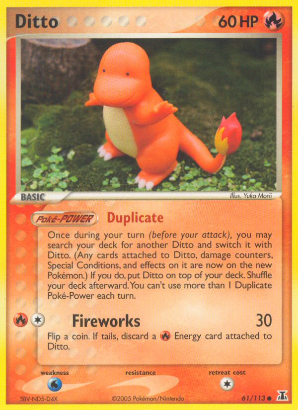 Ditto 61 Common card from Delta Species