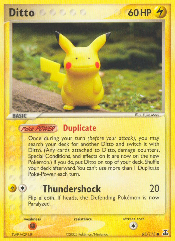 Ditto 63/113 Common card from Delta Species