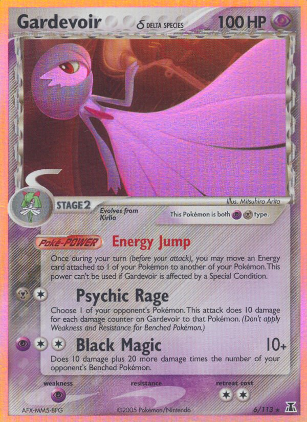 Gardevoir δ 6 Rare Holo card from Delta Species