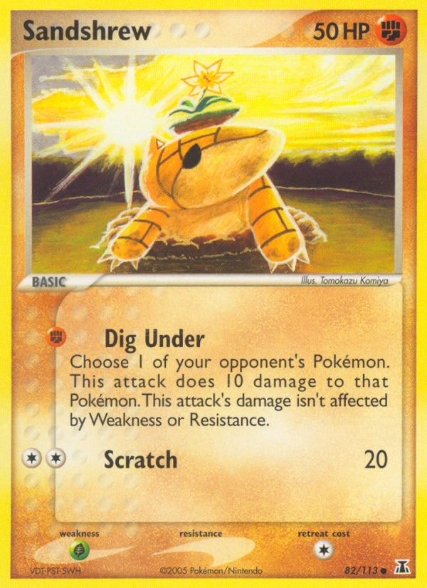 Sandshrew 82/113 Common card from Delta Species