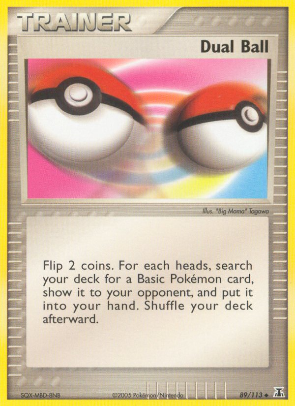 Dual Ball 89/113 Uncommon card from Delta Species