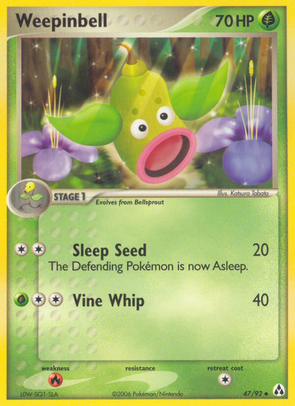 Weepinbell 47 Uncommon card from Legend Maker
