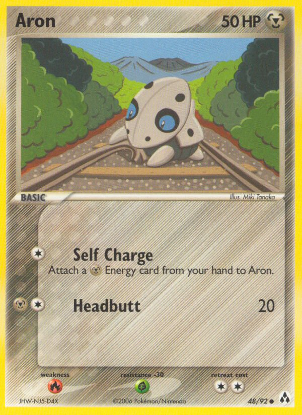 Aron 48 Common card from Legend Maker