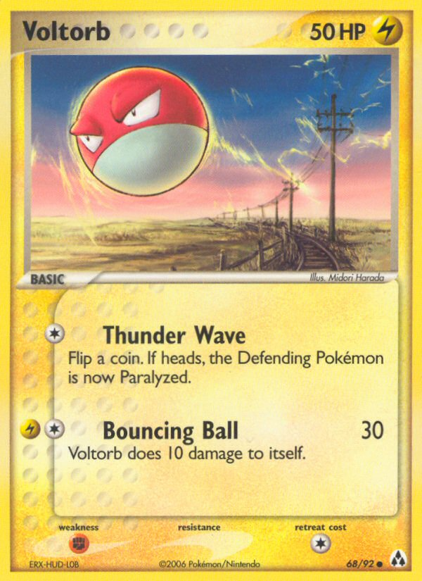 Voltorb 68 Common card from ex12
