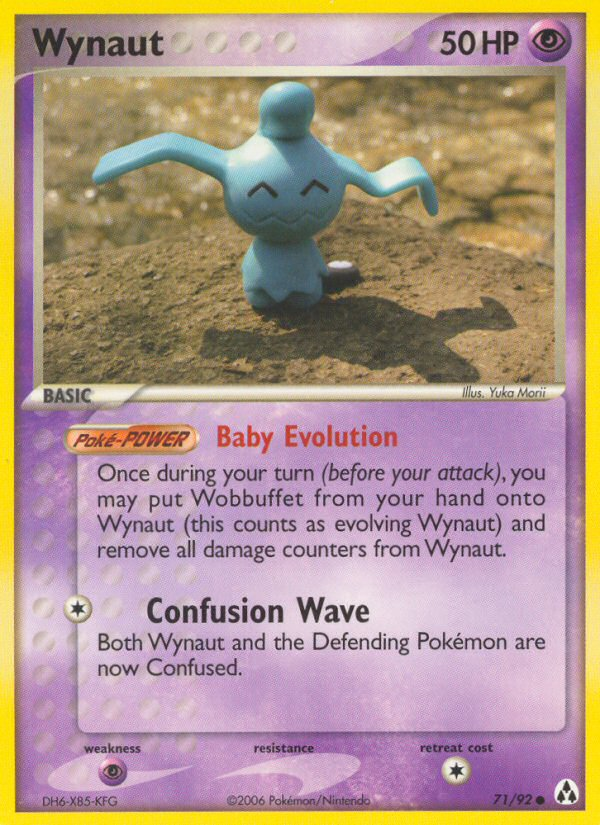 Wynaut 71 Common card from Legend Maker