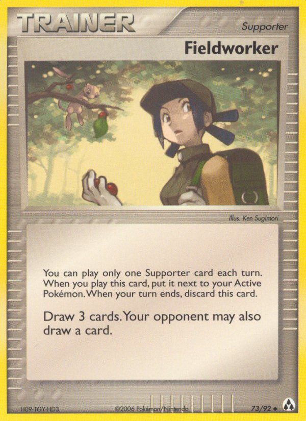 Fieldworker 73/92 Uncommon card from Legend Maker
