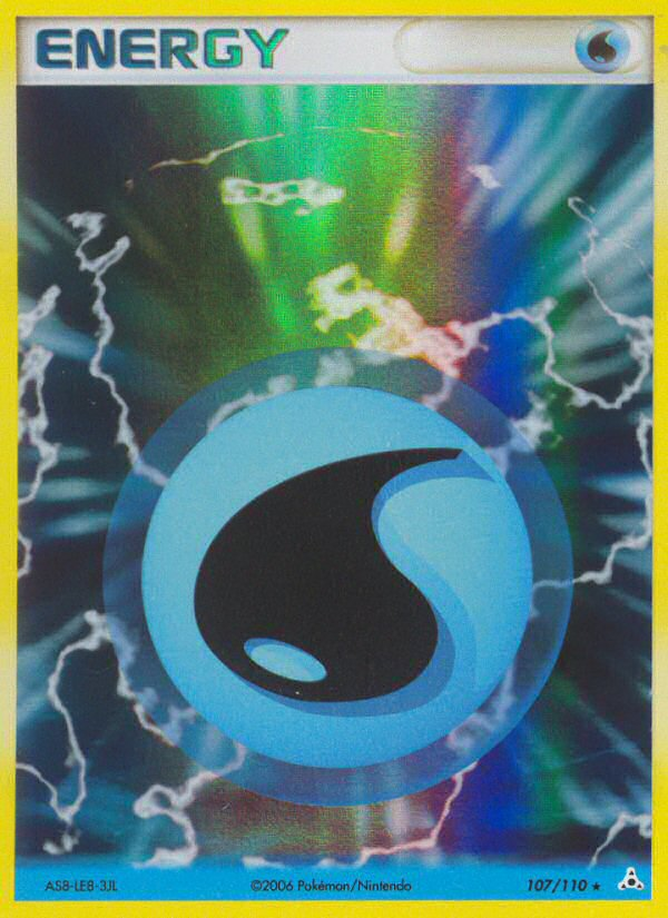 Water Energy 107 Rare Holo card from Holon Phantoms