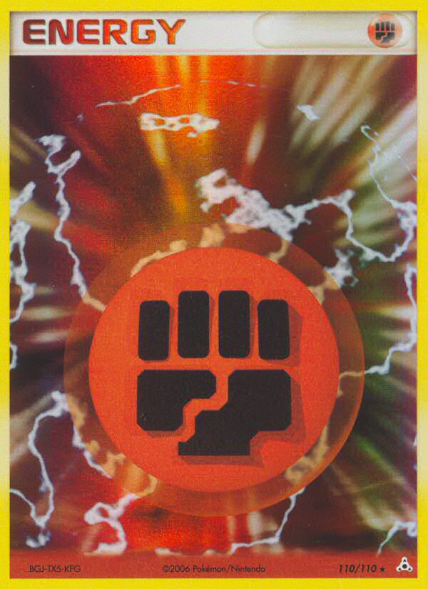 Fighting Energy 110 Rare Holo card from Holon Phantoms