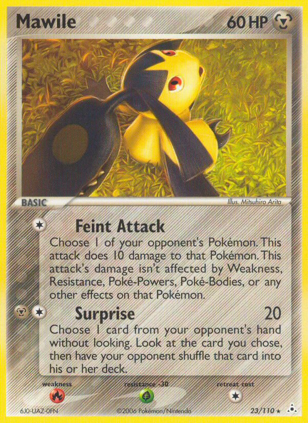 Mawile 23 Rare card from Holon Phantoms