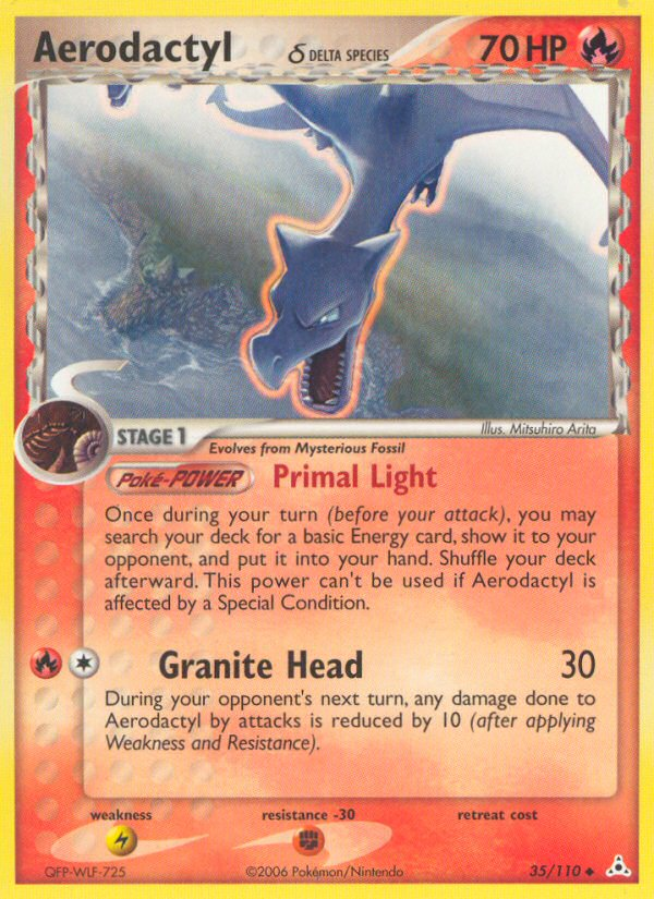 Aerodactyl δ 35 Uncommon card from Holon Phantoms