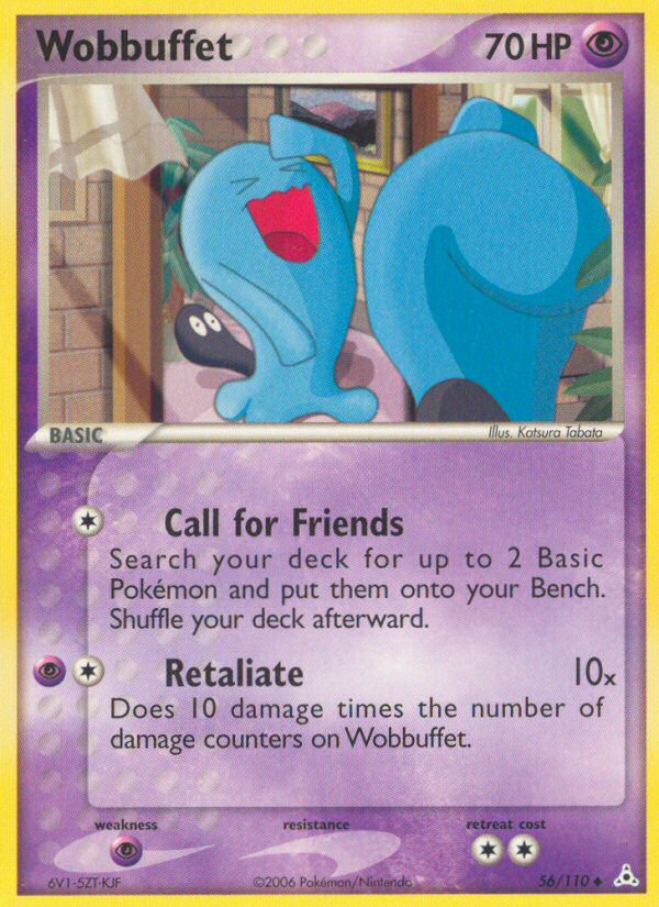 Wobbuffet 56 Uncommon card from Holon Phantoms