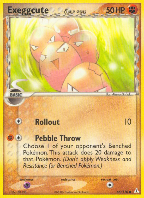 Exeggcute δ 65 Common card from Holon Phantoms