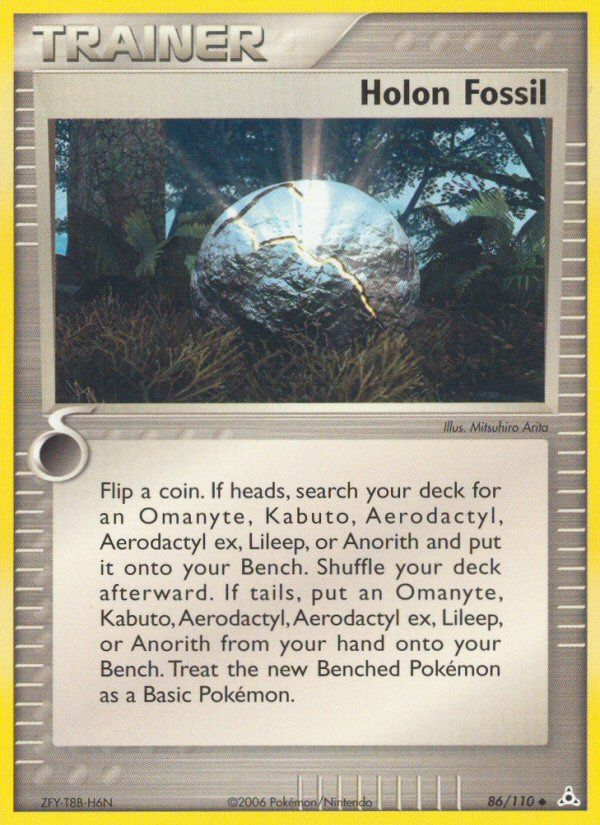 Holon Fossil 86/110 Uncommon card from Holon Phantoms
