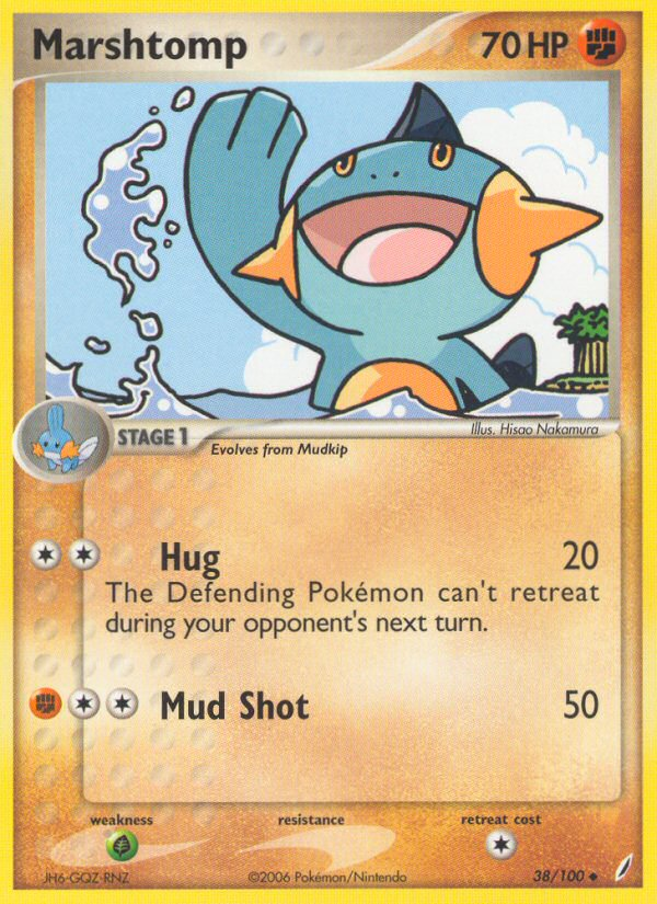 Marshtomp 38/100 Uncommon card from Crystal Guardians