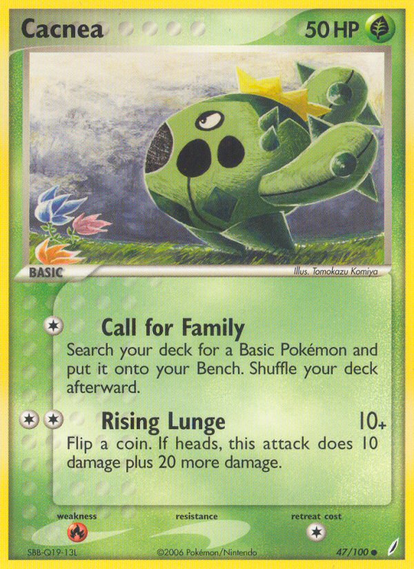 Cacnea 47/100 Common card from Crystal Guardians