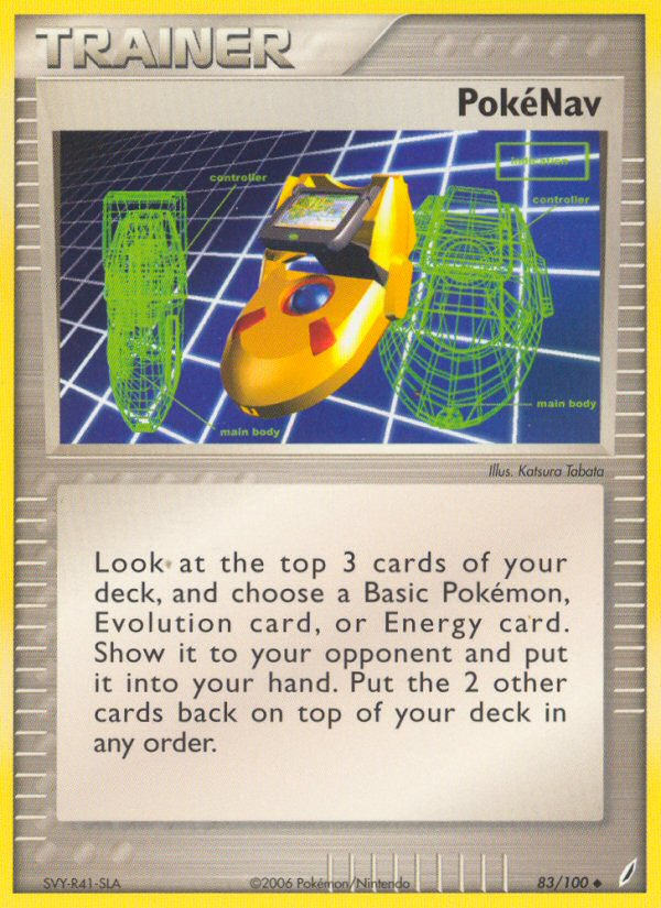PokéNav 83/100 Uncommon card from Crystal Guardians