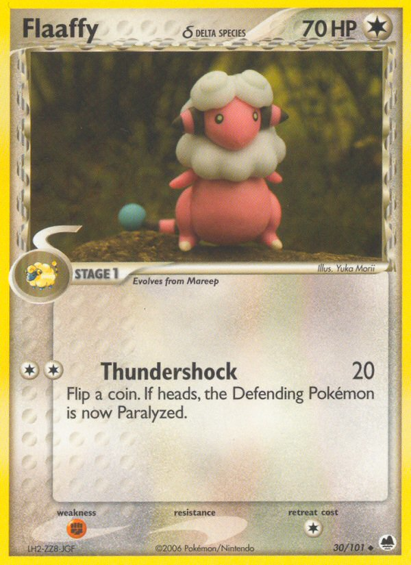 Flaaffy δ 30 Uncommon card from Dragon Frontiers