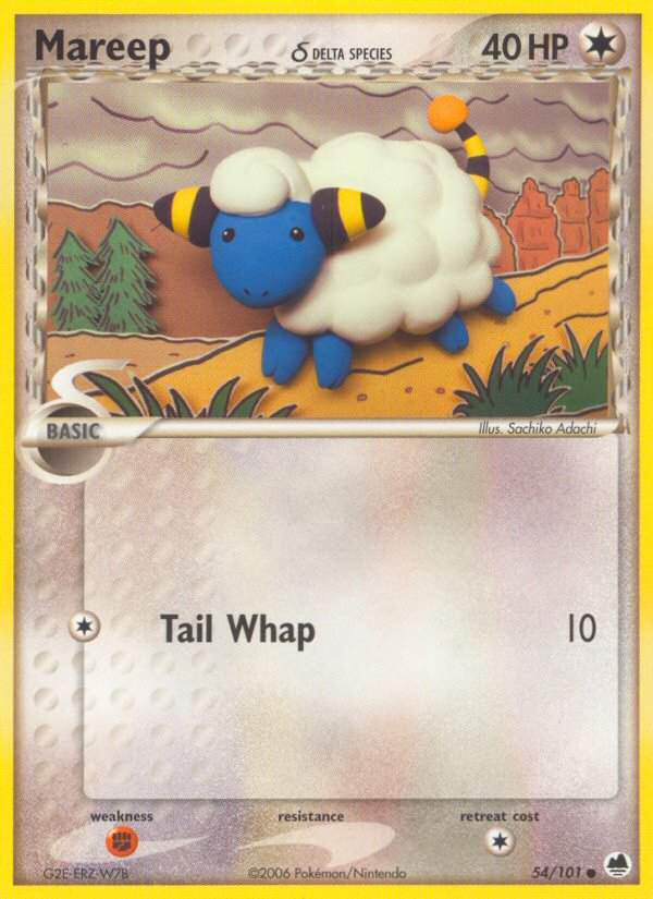 Mareep δ 54 Common card from Dragon Frontiers