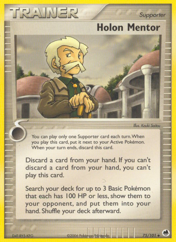 Holon Mentor 75 Uncommon card from Dragon Frontiers