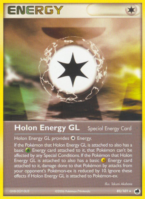 Holon Energy GL 85/101 Rare card from Dragon Frontiers