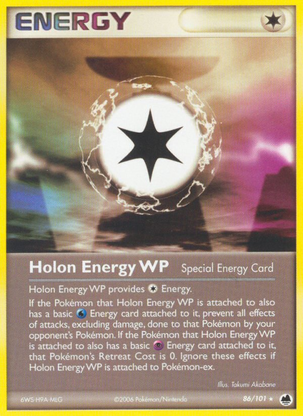Holon Energy WP 86/101 Rare card from Dragon Frontiers