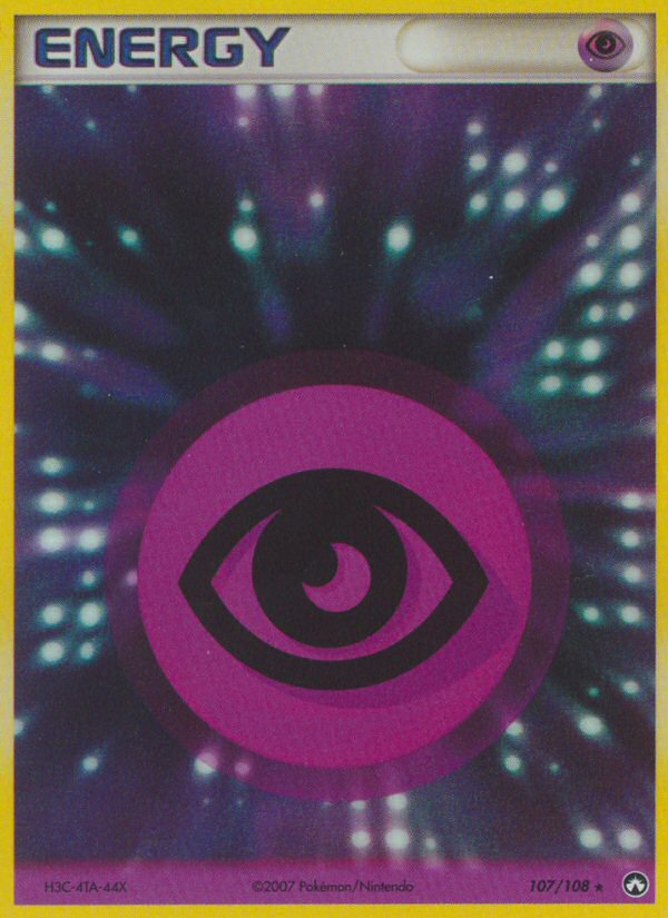 Psychic Energy 107 Rare Holo card from Power Keepers