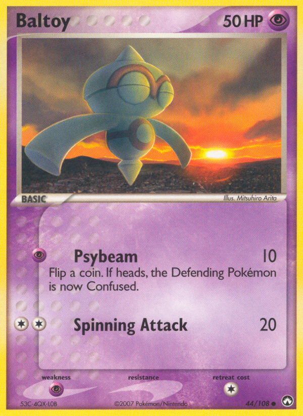 Baltoy 44 Common card from Power Keepers