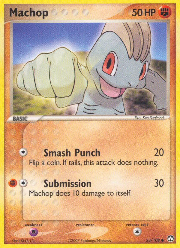 Machop 53/108 Common card from Power Keepers
