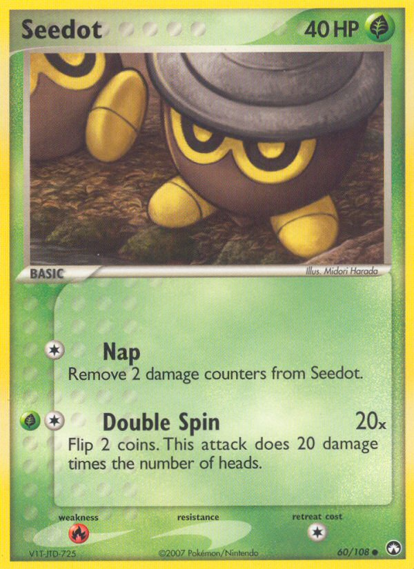 Seedot 60 Common card from Power Keepers